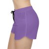 Women's Casual Shorts - Purple - Image 6